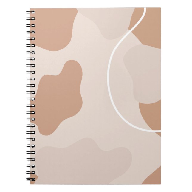 Caderno Espiral Abstract Pattern Journal for Notes & Planning (Frente)