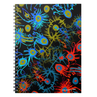 Caderno Espiral Abstrato