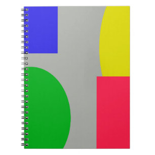 Caderno Espiral Abstrato