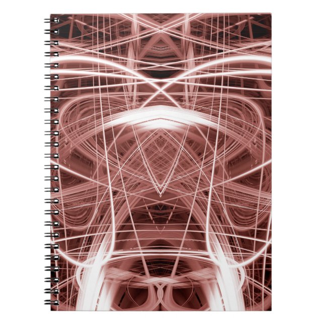 Caderno Espiral Abstrato (Frente)