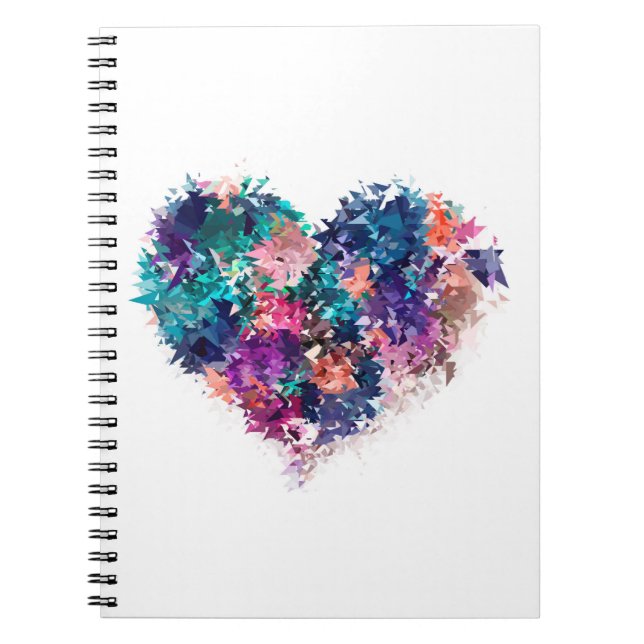 Caderno Espiral Abstrato (Frente)