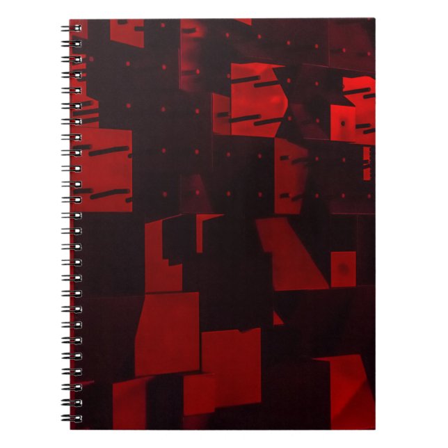 Caderno Espiral Abstrato (Frente)