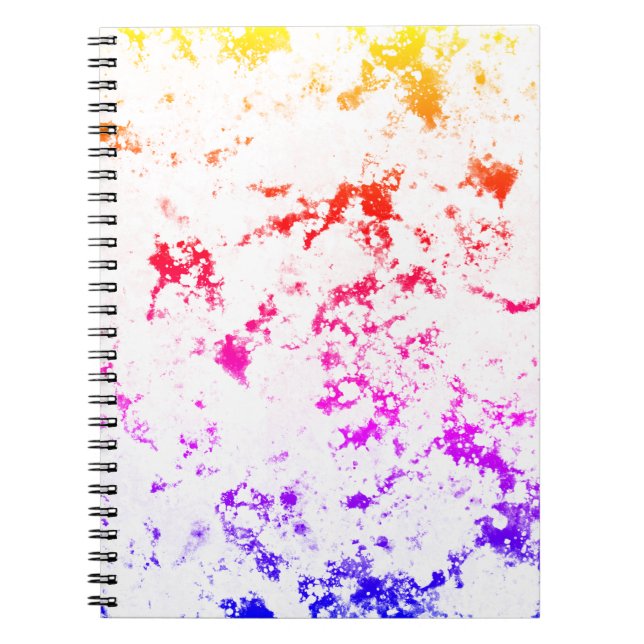 Caderno Espiral Abstrato (Frente)