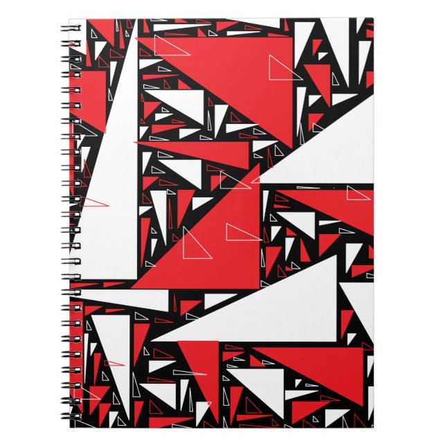 Caderno Espiral Abstrato (Frente)