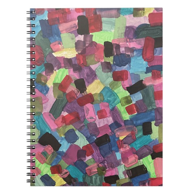 Caderno Espiral Abstrato Art (Frente)