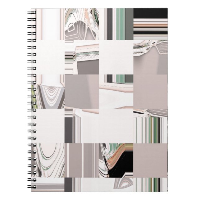 Caderno Espiral Abstrato Art Tylin (Frente)
