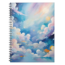 Abstrato arte com tema do céu