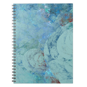 Caderno Espiral Abstrato azul de Opal para RAZR