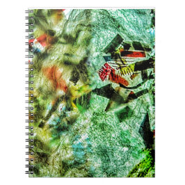 Caderno Espiral Abstrato branco comum para notebook Spiral Photo