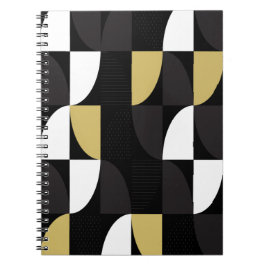 Caderno Espiral Abstrato colorido