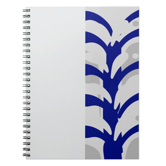 Caderno Espiral Abstrato de borboleta (Frente)