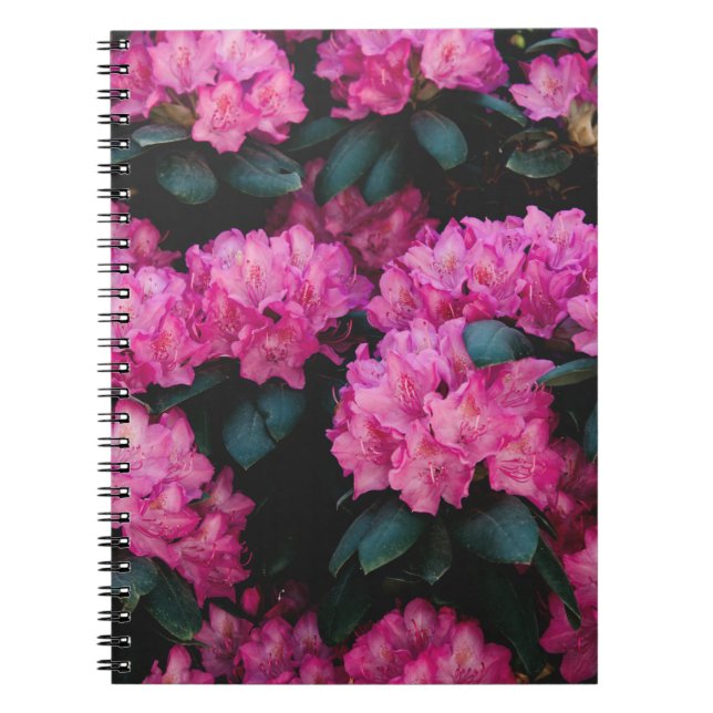 Caderno Espiral Abstrato de decoração da moda com padrão da superf (Frente)