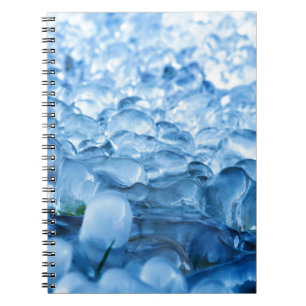 Caderno Espiral Abstrato de gelo