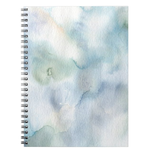Caderno Espiral Abstrato de textura de fundo (Frente)