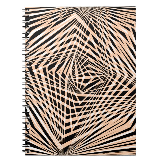 Caderno Espiral Abstrato Geométrico Design (Frente)