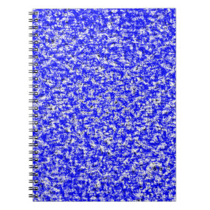 Caderno Espiral Abstrato grunge azul escura parede de stucco azul.