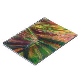 Caderno Espiral Abstrato multicolor