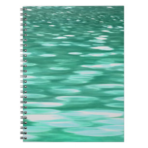 Caderno Espiral Abstrato nº 3: Shimmer Verde