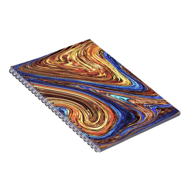 Caderno Espiral Abstrato Paint (Lado Direito)