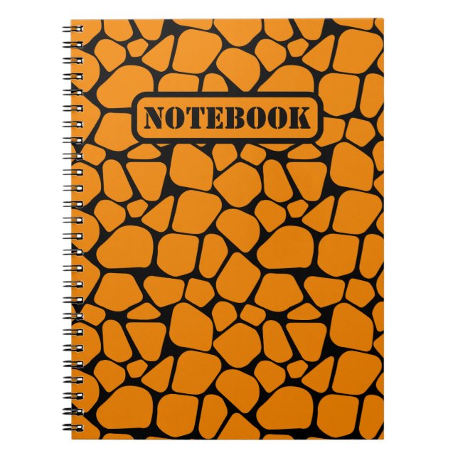 Caderno Espiral Abstrato Predator Skin Camo Art: Adventure-Inspire (Frente)