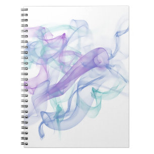 Caderno Espiral Abstrato Purple Haze