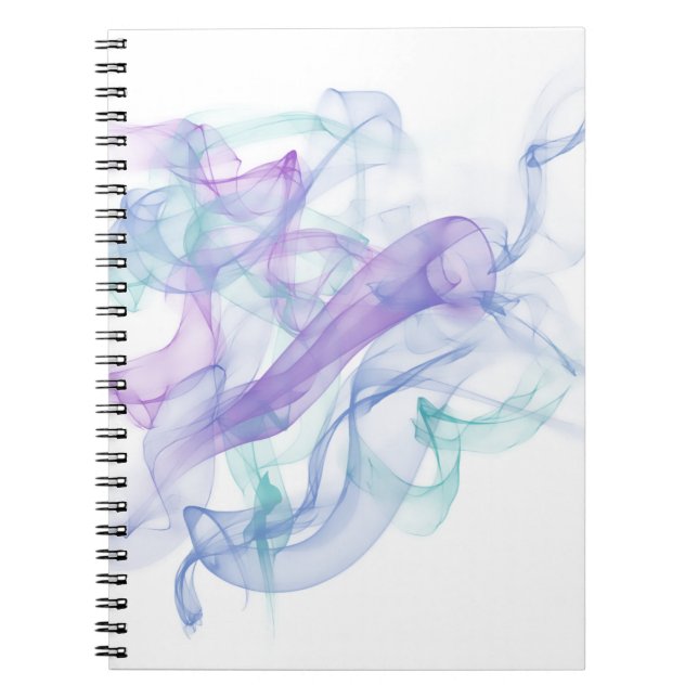 Caderno Espiral Abstrato Purple Haze (Frente)