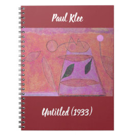 Caderno Espiral Abstrato sem título Paul Klee Painting