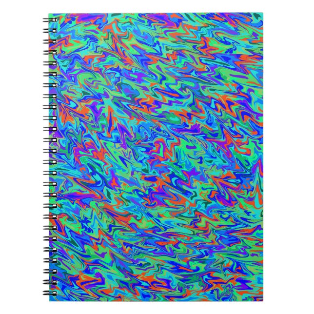 Caderno Espiral Abstrato Swirl (Frente)