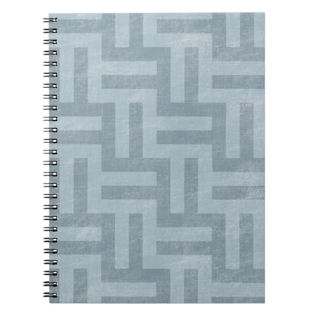 Caderno Espiral Abstrato Verde (Frente)