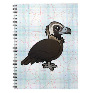 Caderno Espiral Abutre Cinereous de Birdorable