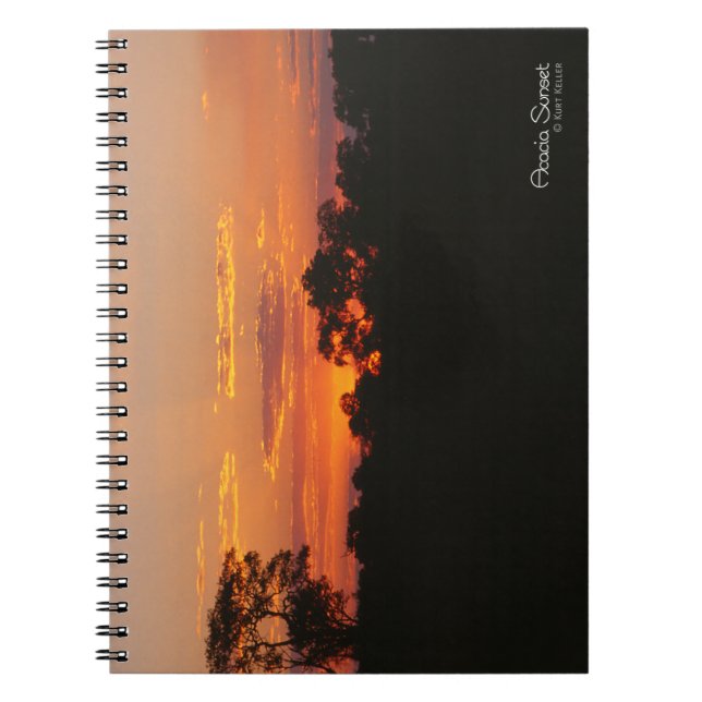 Caderno Espiral Acacia Sunset (Frente)
