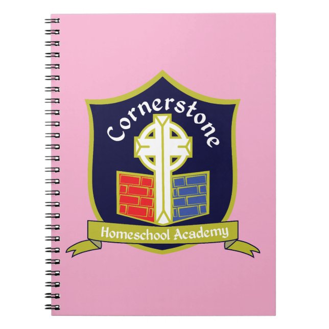 Caderno Espiral Academia Homeschool Cornerstone (Frente)