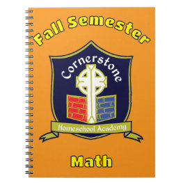 Caderno Espiral Academia Homeschool Cornerstone Atualizada