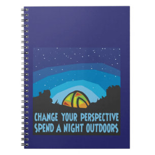 Caderno Espiral Acampamento Tent
