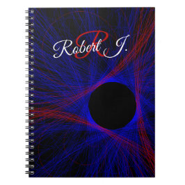 Caderno Espiral Accented Triangle Geometric Spiral Notebook