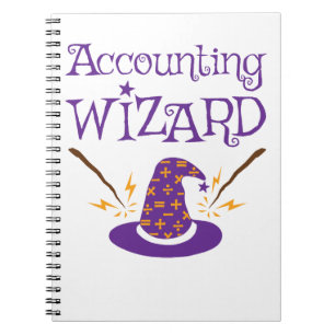 Caderno Espiral Accounting Wizard CPA Certified Public Accountant