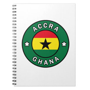 Caderno Espiral Accra Ghana