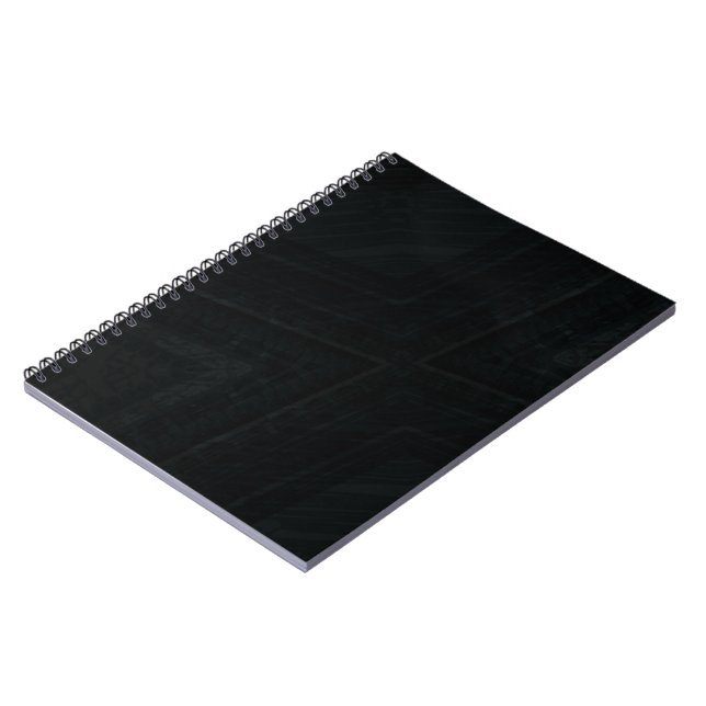 Caderno Espiral Aceitação | Textura Abstrato escura (Left Side)