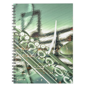 Caderno Espiral Acessórios de design de música saxofone - person