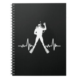 Caderno Espiral Acessórios de Mergulho Presentes para Mergulhadore
