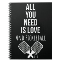 Acessórios de Pickleball Oferece ideias Notebook e