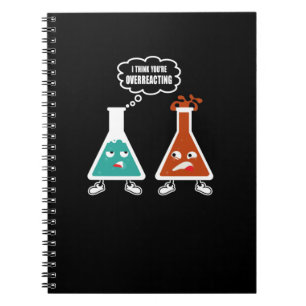 Caderno Espiral Acho que você está exagerando na química do Ner