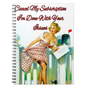 Caderno Espiral Acidente de 1950 por Gil Elvgren
