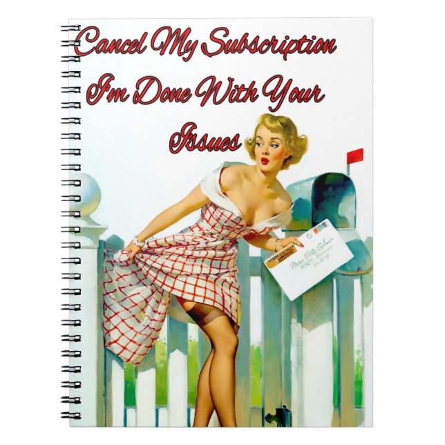 Caderno Espiral Acidente de 1950 por Gil Elvgren (Frente)