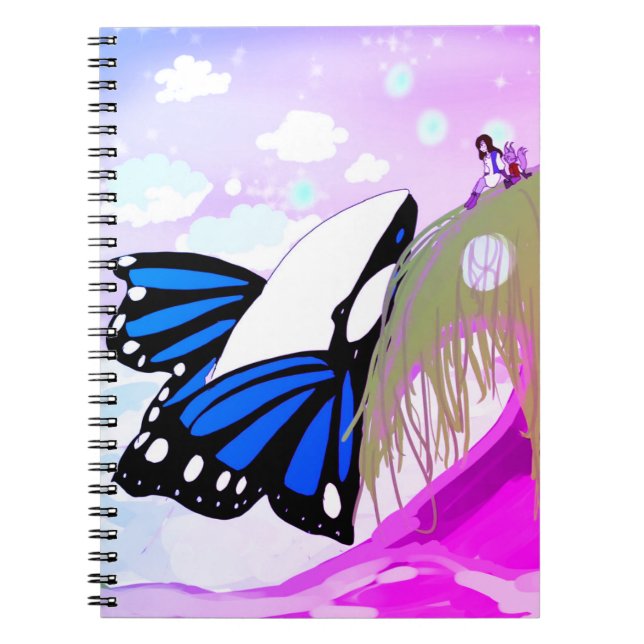 Caderno Espiral Acima das nuvens (Frente)