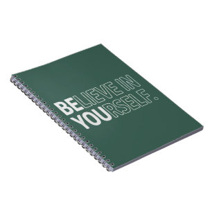 Caderno Espiral Acredite Em Si Mesmo Professor Motivacional Positi