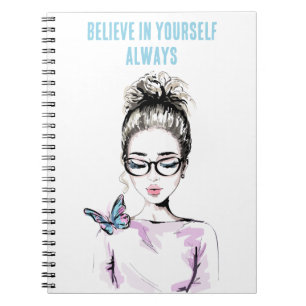 Caderno Espiral Acredite em si mesmo, sempre