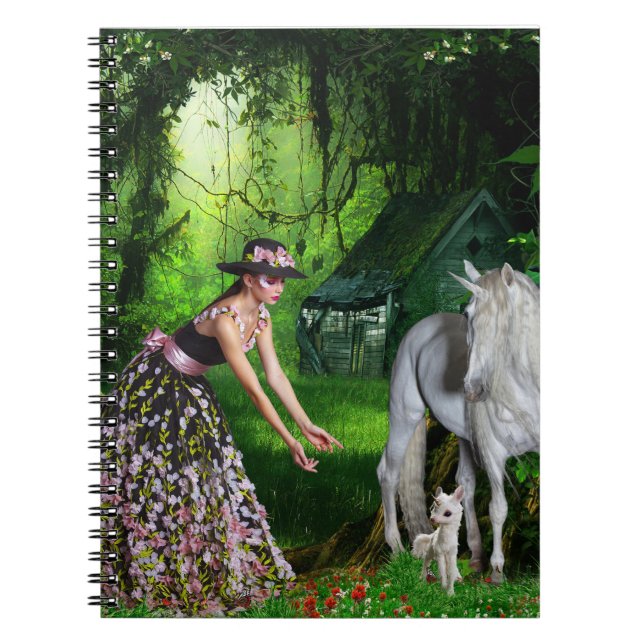 Caderno Espiral Acredite no notebook espiral mágico (Frente)