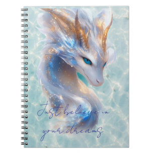 Caderno Espiral acredite no seu dragão de sonhos