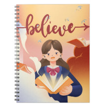 Acreditem: Notebook Design ilustrativo criativo